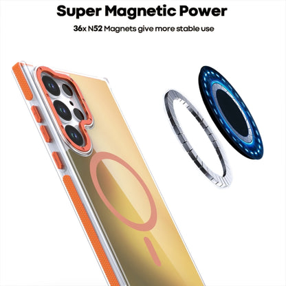 Dual-Color Gradient Discolor MagSafe Phone Case, For Galaxy S23+ 5G, For Galaxy S23 5G, For Galaxy A14, For Galaxy S22 Ultra 5G, For Galaxy S21 FE 5G, For Galaxy A53