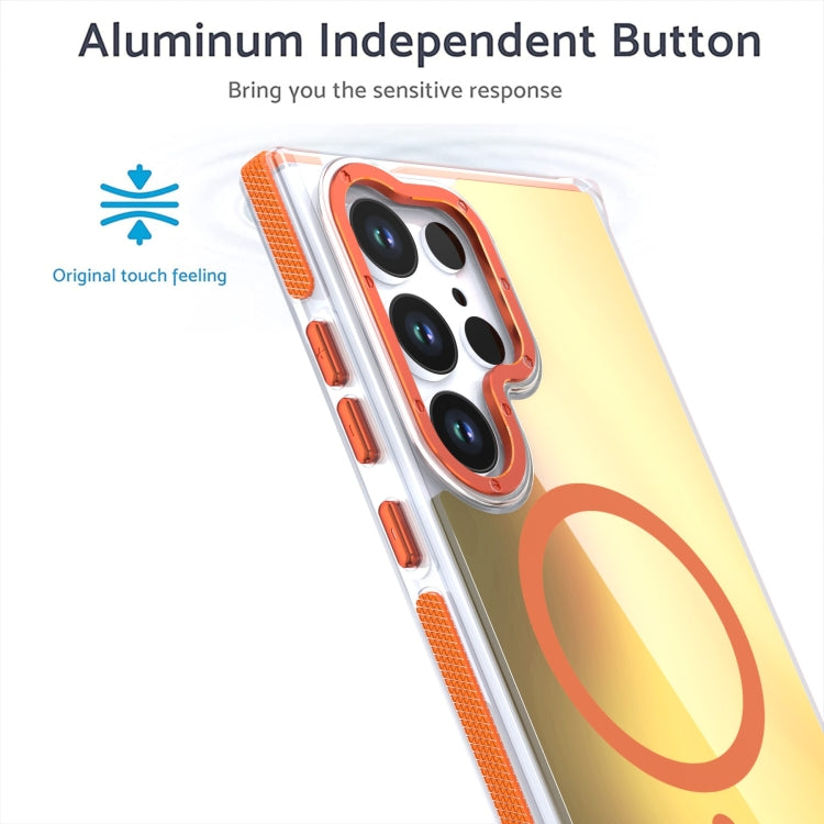 Dual-Color Gradient Discolor MagSafe Phone Case, For Samsung Galaxy S23 FE 5G, For Samsung Galaxy A34 Global, For Samsung Galaxy A54, For Samsung Galaxy  S23 Ultra 5G, For Samsung Galaxy S23+ 5G, For Samsung Galaxy S23 5G