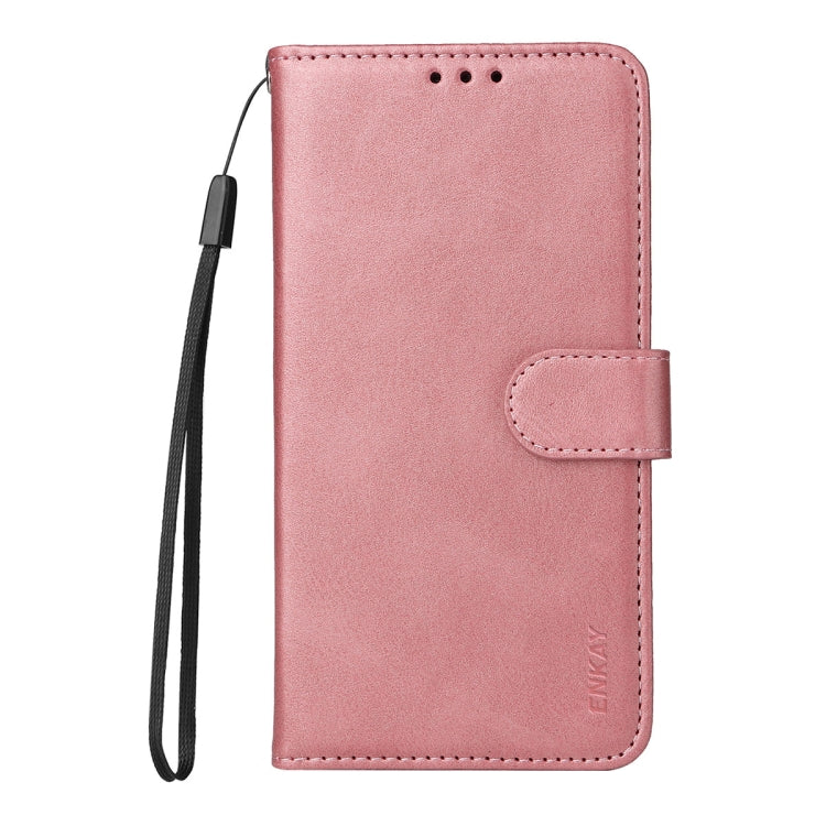 ENKAY Card Wallet Calf Texture Leather Phone Case with Screen Film, For Samsung Galaxy S24 Ultra 5G, For Samsung Galaxy S24+ 5G, For Samsung Galaxy S24 5G, For Samsung Galaxy F16 / M16