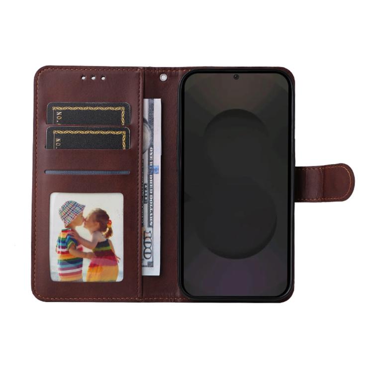 ENKAY Card Wallet Calf Texture Leather Phone Case with Screen Film, For Galaxy S25 FE 5G, For Galaxy A07, For Galaxy M56, For Galaxy S25 Edge 5G