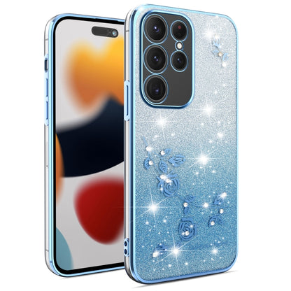 Gradient Glitter Flower All-inclusive Phone Case, For Samsung Galaxy A54 5G, For Samsung Galaxy S23 Ultra 5G, For Samsung Galaxy S23+ 5G, For Samsung Galaxy S23 5G, ForSamsung Galaxy A14, For Samsung Galaxy A12, For Samsung Galaxy S20 FE               ...