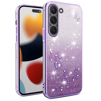Gradient Glitter Flower All-inclusive Phone Case, For Samsung Galaxy A54 5G, For Samsung Galaxy S23 Ultra 5G, For Samsung Galaxy S23+ 5G, For Samsung Galaxy S23 5G, ForSamsung Galaxy A14, For Samsung Galaxy A12, For Samsung Galaxy S20 FE               ...