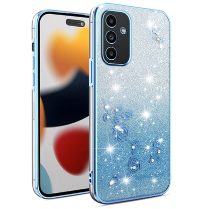 Gradient Glitter Flower All-inclusive Phone Case, For Samsung Galaxy A35, For Samsung Galaxy S24 Ultra 5G, For Samsung Galaxy S24+ 5G, For Samsung Galaxy S24 5G, For Samsung Galaxy A15, For Samsung Galaxy A05, For Samsung Galaxy A05s                   ...