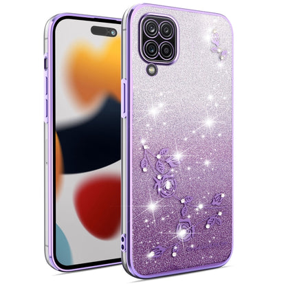 Gradient Glitter Flower All-inclusive Phone Case, For Samsung Galaxy A54 5G, For Samsung Galaxy S23 Ultra 5G, For Samsung Galaxy S23+ 5G, For Samsung Galaxy S23 5G, ForSamsung Galaxy A14, For Samsung Galaxy A12, For Samsung Galaxy S20 FE               ...