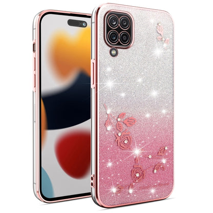 Gradient Glitter Flower All-inclusive Phone Case, For Samsung Galaxy A54 5G, For Samsung Galaxy S23 Ultra 5G, For Samsung Galaxy S23+ 5G, For Samsung Galaxy S23 5G, ForSamsung Galaxy A14, For Samsung Galaxy A12, For Samsung Galaxy S20 FE               ...