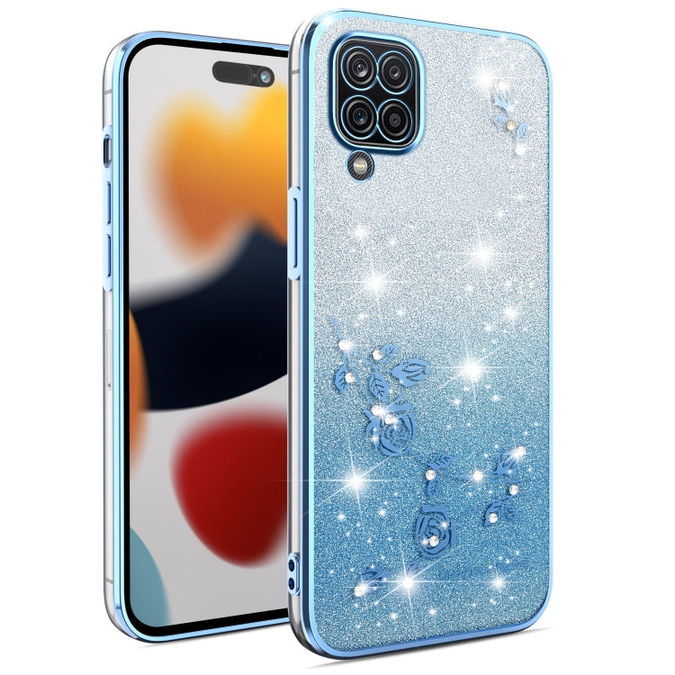 Gradient Glitter Flower All-inclusive Phone Case, For Samsung Galaxy A54 5G, For Samsung Galaxy S23 Ultra 5G, For Samsung Galaxy S23+ 5G, For Samsung Galaxy S23 5G, ForSamsung Galaxy A14, For Samsung Galaxy A12, For Samsung Galaxy S20 FE               ...