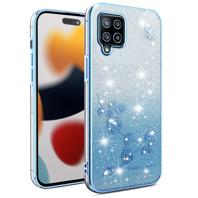 Gradient Glitter Flower All-inclusive Phone Case, For Samsung Galaxy S21 Ultra 5G, For Samsung Galaxy A42, ForSamsung Galaxy A51 5G, For Samsung Galaxy S20+, For Samsung Galaxy A11, For Samsung Galaxy S20 Ultra, For Samsung Galaxy S20                  ...