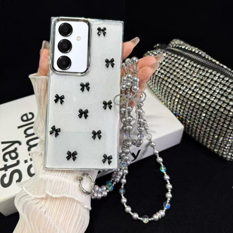 Little Fresh Bow Neck Chain TPU Phone Case, For Samsung Galaxy S23 Ultra 5G, For Samsung Galaxy S23+ 5G, For Samsung Galaxy S23 5G, For Samsung Galaxy A14 5G, For Samsung Galaxy S22 Ultra 5G, For Samsung Galaxy S22+ 5G
