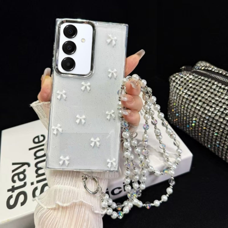 Little Fresh Bow Neck Chain TPU Phone Case, For Samsung Galaxy S23 Ultra 5G, For Samsung Galaxy S23+ 5G, For Samsung Galaxy S23 5G, For Samsung Galaxy A14 5G, For Samsung Galaxy S22 Ultra 5G, For Samsung Galaxy S22+ 5G