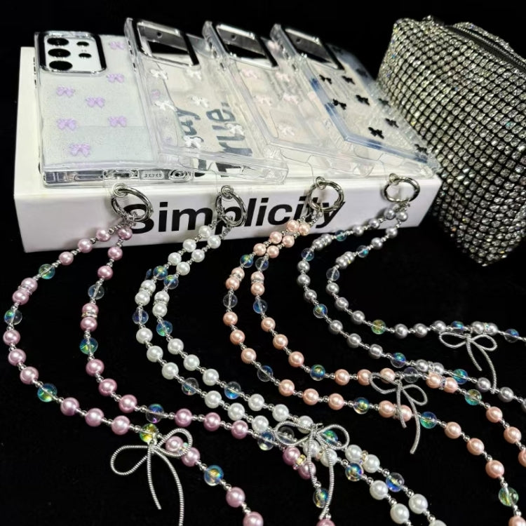 Little Fresh Bow Neck Chain TPU Phone Case, For Samsung Galaxy S25 5G, For Samsung Galaxy S25+ 5G, For Samsung Galaxy S25 Ultra 5G, For Samsung Galaxy A16 5G, For Samsung Galaxy S24 FE 5G, For Samsung Galaxy A55
