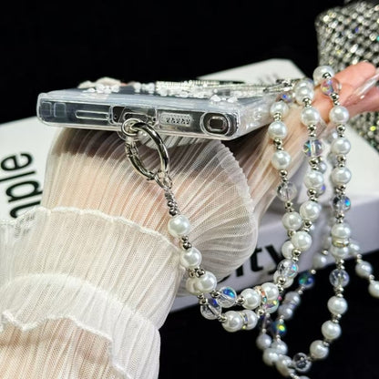 Little Fresh Bow Neck Chain TPU Phone Case, For Samsung Galaxy S25 5G, For Samsung Galaxy S25+ 5G, For Samsung Galaxy S25 Ultra 5G, For Samsung Galaxy A16 5G, For Samsung Galaxy S24 FE 5G, For Samsung Galaxy A55