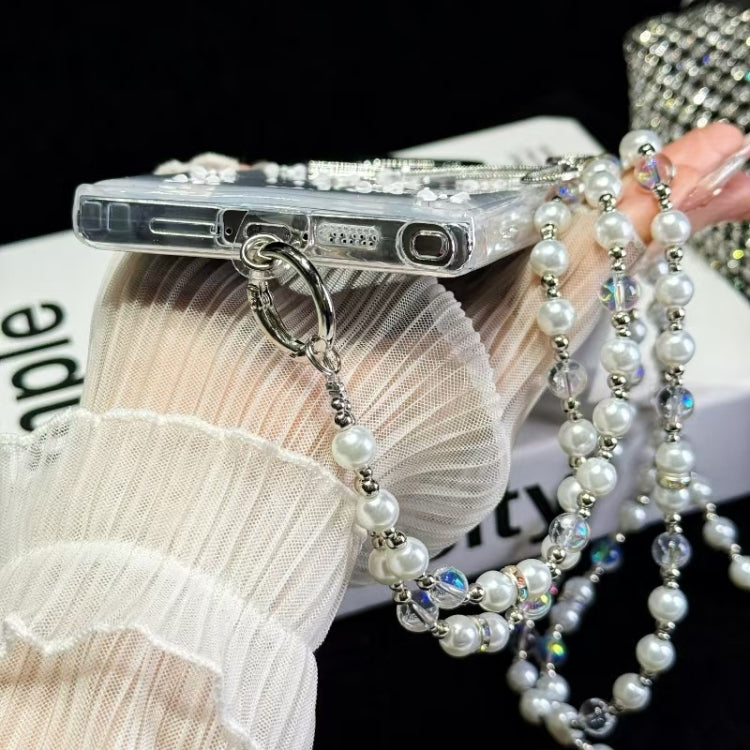 Little Fresh Bow Neck Chain TPU Phone Case, For Samsung Galaxy A35, For Samsung Galaxy S24 Ultra 5G, For Samsung Galaxy S24+ 5G, For Samsung Galaxy S24 5G, For Samsung Galaxy A15, For Samsung Galaxy A25 5G