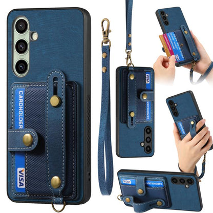 Retro Cross Wristband Wallet Leather Back Phone Case, For Samsung Galaxy A57 5G, For Samsung Galaxy A37 5G, For Samsung Galaxy S25 Edge 5G, For Samsung Galaxy A56 5G