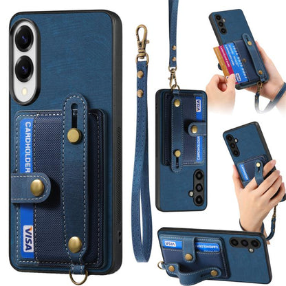 Retro Cross Wristband Wallet Leather Back Phone Case, For Samsung Galaxy A57 5G, For Samsung Galaxy A37 5G, For Samsung Galaxy S25 Edge 5G, For Samsung Galaxy A56 5G
