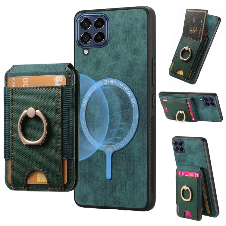 Retro Splitable Magnetic Stand Card Bag Leather Phone Case, For Samsung Galaxy A04 4G, For Samsung Galaxy M53 5G, For Samsung Galaxy M33 5G, For Samsung Galaxy A73 5G
