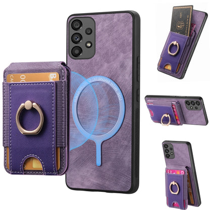 Retro Splitable Magnetic Stand Card Bag Leather Phone Case, For Samsung Galaxy A33  5G, For Samsung Galaxy A13 4G, For Samsung Galaxy S22 Ultra 5G, For Samsung Galaxy S22+ 5G