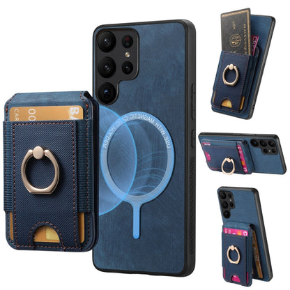 Retro Splitable Magnetic Stand Card Bag Leather Phone Case, For Samsung Galaxy A33  5G, For Samsung Galaxy A13 4G, For Samsung Galaxy S22 Ultra 5G, For Samsung Galaxy S22+ 5G