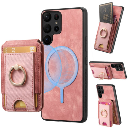 Retro Splitable Magnetic Stand Card Bag Leather Phone Case, For Samsung Galaxy A33  5G, For Samsung Galaxy A13 4G, For Samsung Galaxy S22 Ultra 5G, For Samsung Galaxy S22+ 5G