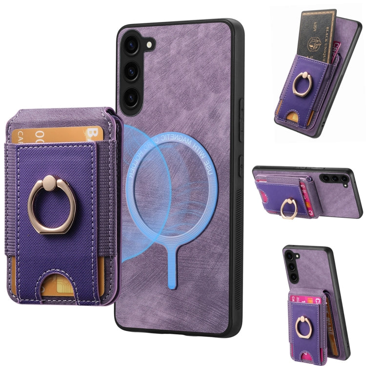 Retro Splitable Magnetic Stand Card Bag Leather Phone Case, For Samsung Galaxy S22 5G, For Samsung Galaxy M32 4G, For Samsung Galaxy A22 4G, For Samsung Galaxy A22 5G