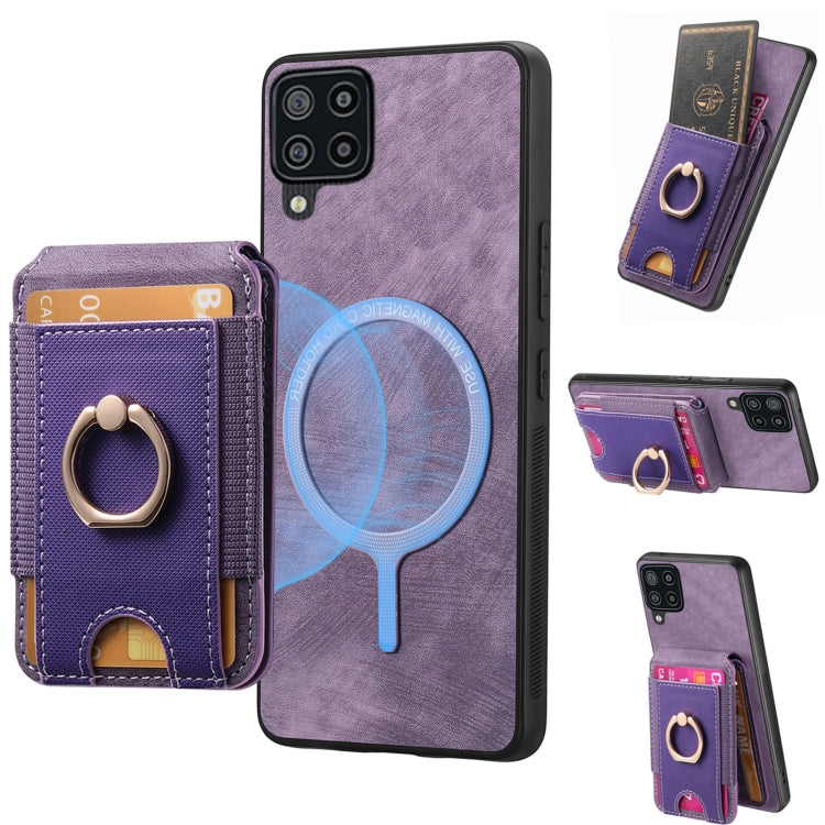 Retro Splitable Magnetic Stand Card Bag Leather Phone Case, For Samsung Galaxy S22 5G, For Samsung Galaxy M32 4G, For Samsung Galaxy A22 4G, For Samsung Galaxy A22 5G