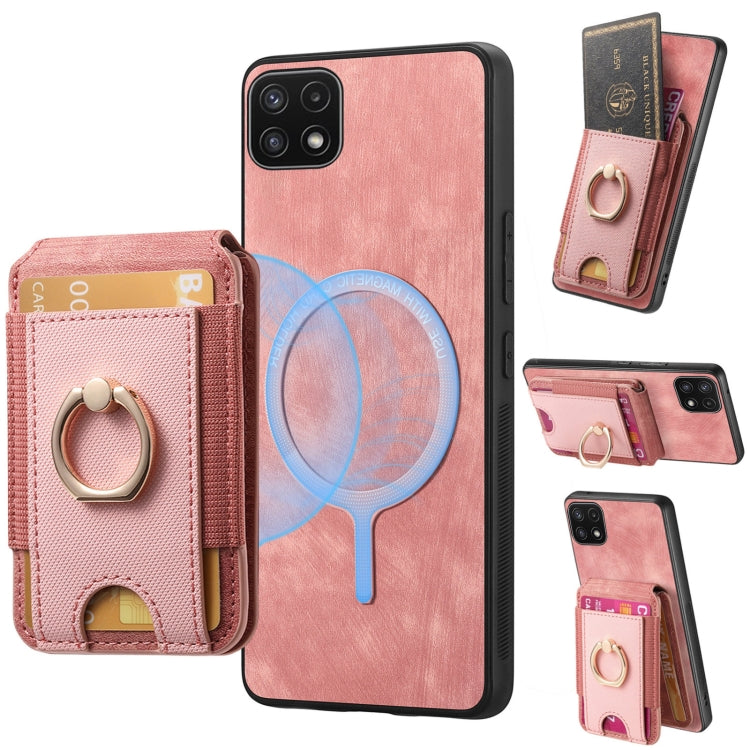 Retro Splitable Magnetic Stand Card Bag Leather Phone Case, For Samsung Galaxy S22 5G, For Samsung Galaxy M32 4G, For Samsung Galaxy A22 4G, For Samsung Galaxy A22 5G