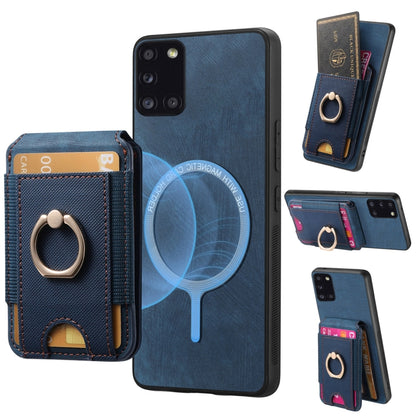 Retro Splitable Magnetic Stand Card Bag Leather Phone Case, For Samsung Galaxy A31, For Samsung Galaxy A71, For Samsung Galaxy A51, For Samsung Galaxy Note9