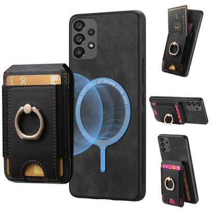 Retro Splitable Magnetic Stand Card Bag Leather Phone Case, For Samsung Galaxy A23, For Samsung Galaxy A14 4G/5G, For Samsung Galaxy A12 5G, For Samsung Galaxy A13 5G / A04s