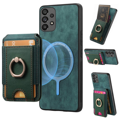 Retro Splitable Magnetic Stand Card Bag Leather Phone Case, For Samsung Galaxy A23, For Samsung Galaxy A14 4G/5G, For Samsung Galaxy A12 5G, For Samsung Galaxy A13 5G / A04s