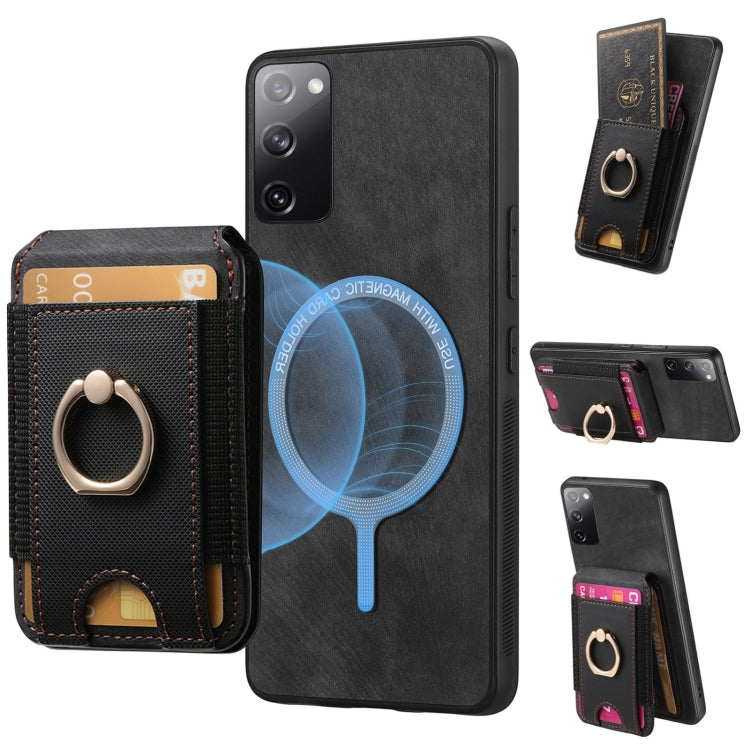 Retro Splitable Magnetic Stand Card Bag Leather Phone Case, For Samsung Galaxy S20 FE, For Samsung Galaxy A53 5G, For Samsung Galaxy A82 5G, For Samsung Galaxy M62 / F62