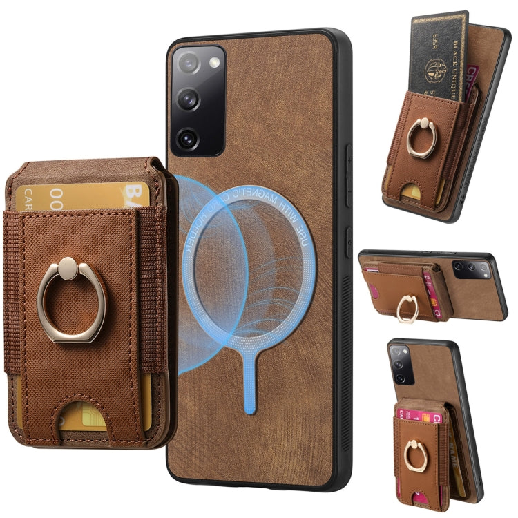 Retro Splitable Magnetic Stand Card Bag Leather Phone Case, For Samsung Galaxy S20 FE, For Samsung Galaxy A53 5G, For Samsung Galaxy A82 5G, For Samsung Galaxy M62 / F62