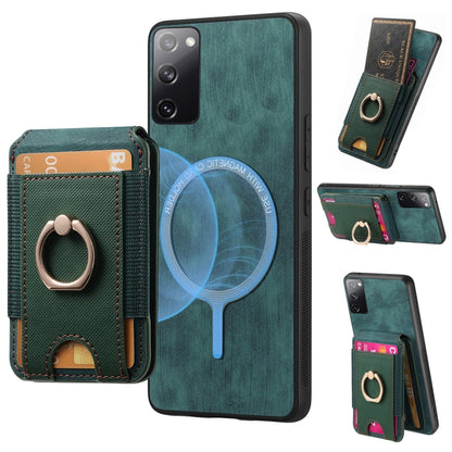 Retro Splitable Magnetic Stand Card Bag Leather Phone Case, For Samsung Galaxy S20 FE, For Samsung Galaxy A53 5G, For Samsung Galaxy A82 5G, For Samsung Galaxy M62 / F62