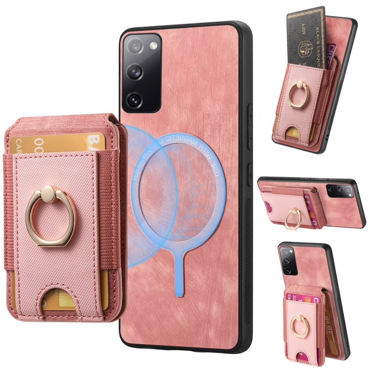 Retro Splitable Magnetic Stand Card Bag Leather Phone Case, For Samsung Galaxy S20 FE, For Samsung Galaxy A53 5G, For Samsung Galaxy A82 5G, For Samsung Galaxy M62 / F62