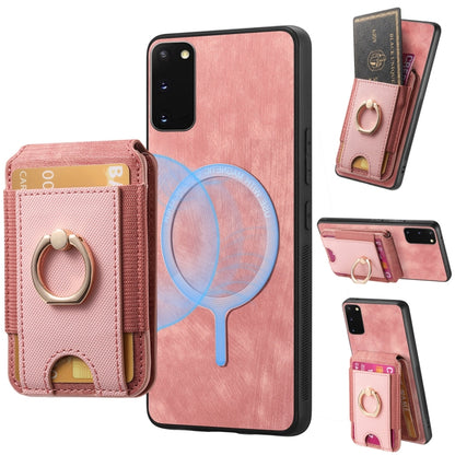 Retro Splitable Magnetic Stand Card Bag Leather Phone Case, For Samsung Galaxy A52, For Samsung Galaxy Note20 Ultra, For Samsung Galaxy Note20, For Samsung Galaxy S20
