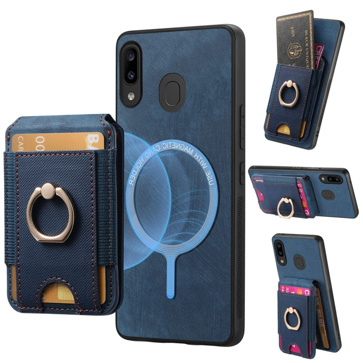 Retro Splitable Magnetic Stand Card Bag Leather Phone Case, For Samsung Galaxy S20, For Samsung Galaxy A70 / A70s, For Samsung Galaxy A30 / A20 / M10s, For Samsung Galaxy A50 / A50s / A30s