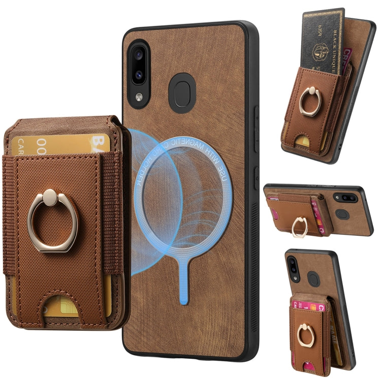 Retro Splitable Magnetic Stand Card Bag Leather Phone Case, For Samsung Galaxy A30 / A20 / M10s, For Samsung Galaxy A50 / A50s / A30s, For Samsung Galaxy Note10, For Samsung Galaxy Note10+