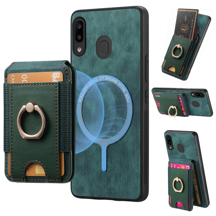 Retro Splitable Magnetic Stand Card Bag Leather Phone Case, For Samsung Galaxy A30 / A20 / M10s, For Samsung Galaxy A50 / A50s / A30s, For Samsung Galaxy Note10, For Samsung Galaxy Note10+