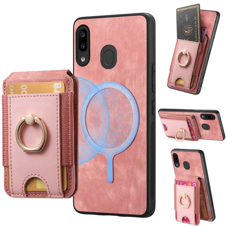 Retro Splitable Magnetic Stand Card Bag Leather Phone Case, For Samsung Galaxy S20, For Samsung Galaxy A70 / A70s, For Samsung Galaxy A30 / A20 / M10s, For Samsung Galaxy A50 / A50s / A30s