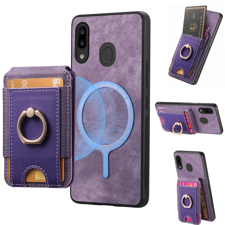 Retro Splitable Magnetic Stand Card Bag Leather Phone Case, For Samsung Galaxy S20, For Samsung Galaxy A70 / A70s, For Samsung Galaxy A30 / A20 / M10s, For Samsung Galaxy A50 / A50s / A30s