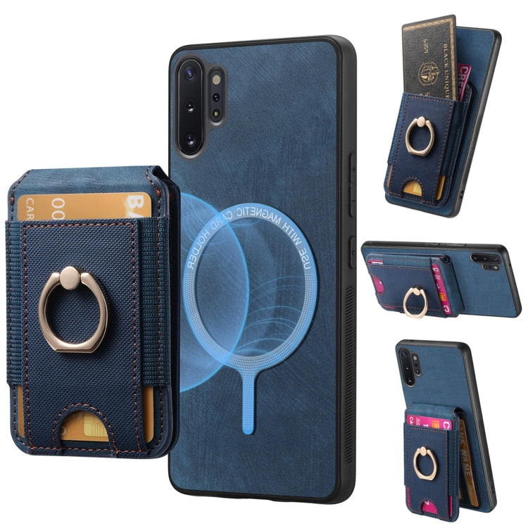 Retro Splitable Magnetic Stand Card Bag Leather Phone Case, For Samsung Galaxy Note10+, For Samsung Galaxy S8+