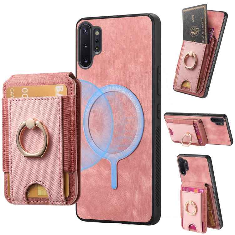Retro Splitable Magnetic Stand Card Bag Leather Phone Case, For Samsung Galaxy Note10+, For Samsung Galaxy S8+