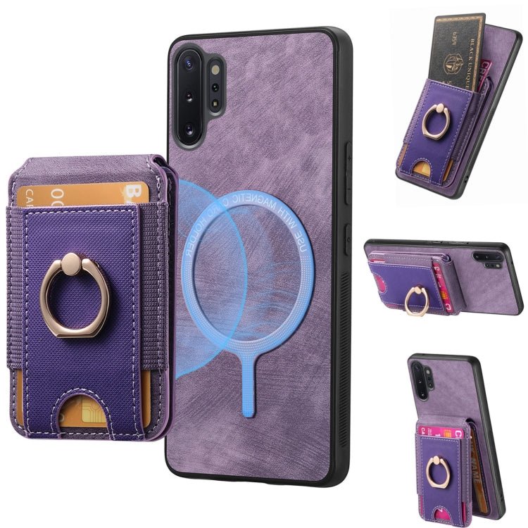 Retro Splitable Magnetic Stand Card Bag Leather Phone Case, For Samsung Galaxy Note10+, For Samsung Galaxy S8+