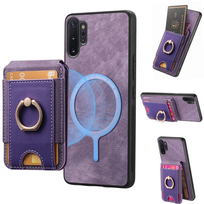 Retro Splitable Magnetic Stand Card Bag Leather Phone Case, For Samsung Galaxy Note10+, For Samsung Galaxy S8+