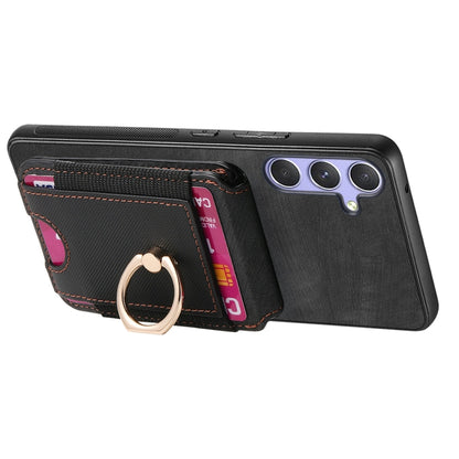 Retro Splitable Magnetic Stand Card Bag Leather Phone Case, For Samsung Galaxy S8+