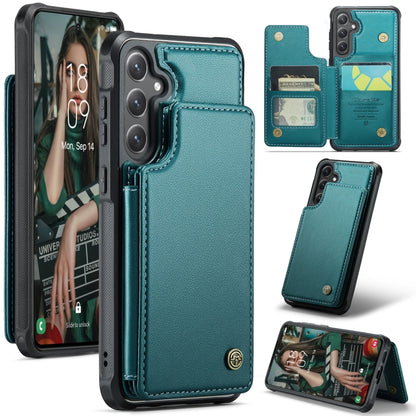 CaseMe C22 Card Slots Holder RFID Anti-theft Phone Case, For Samsung Galaxy A36 5G, For Samsung Galaxy S25 5G, For Samsung Galaxy S25+ 5G, For Samsung Galaxy S25 Ultra 5G