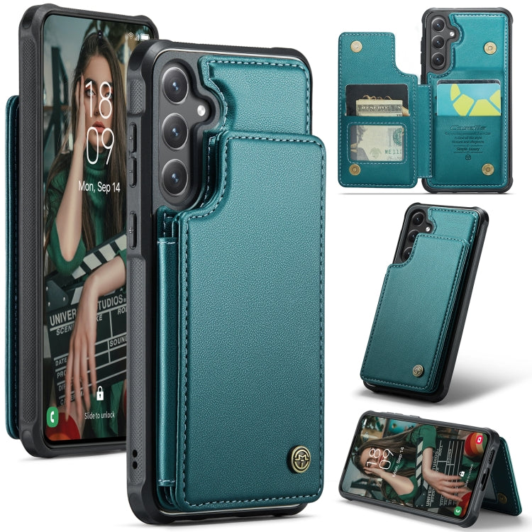 CaseMe C22 Card Slots Holder RFID Anti-theft Phone Case, For Samsung Galaxy A36 5G, For Samsung Galaxy S25 5G, For Samsung Galaxy S25+ 5G, For Samsung Galaxy S25 Ultra 5G