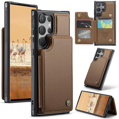 CaseMe C22 Card Slots Holder RFID Anti-theft Phone Case, For Samsung Galaxy A36 5G, For Samsung Galaxy S25 5G, For Samsung Galaxy S25+ 5G, For Samsung Galaxy S25 Ultra 5G
