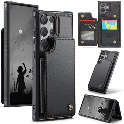 CaseMe C22 Card Slots Holder RFID Anti-theft Phone Case, For Samsung Galaxy S25 Ultra 5G, For Galaxy S25 FE / S26 FE 5G, For Samsung Galaxy A17