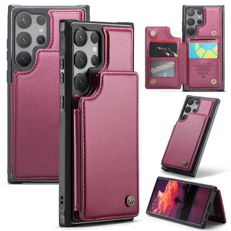 CaseMe C22 Card Slots Holder RFID Anti-theft Phone Case, For Samsung Galaxy S25 Ultra 5G, For Galaxy S25 FE / S26 FE 5G, For Samsung Galaxy A17