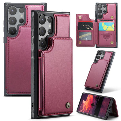 CaseMe C22 Card Slots Holder RFID Anti-theft Phone Case, For Samsung Galaxy S25 Ultra 5G, For Galaxy S25 FE / S26 FE 5G, For Samsung Galaxy A17