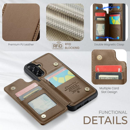 CaseMe C22 Card Slots Holder RFID Anti-theft Phone Case, For Samsung Galaxy A36 5G, For Samsung Galaxy S25 5G, For Samsung Galaxy S25+ 5G, For Samsung Galaxy S25 Ultra 5G